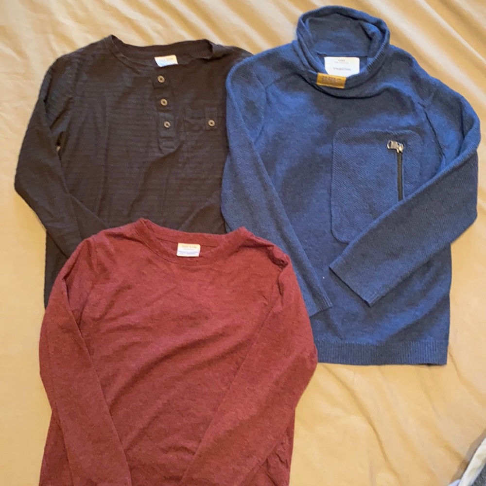 3 Zara Long sleeve shirts